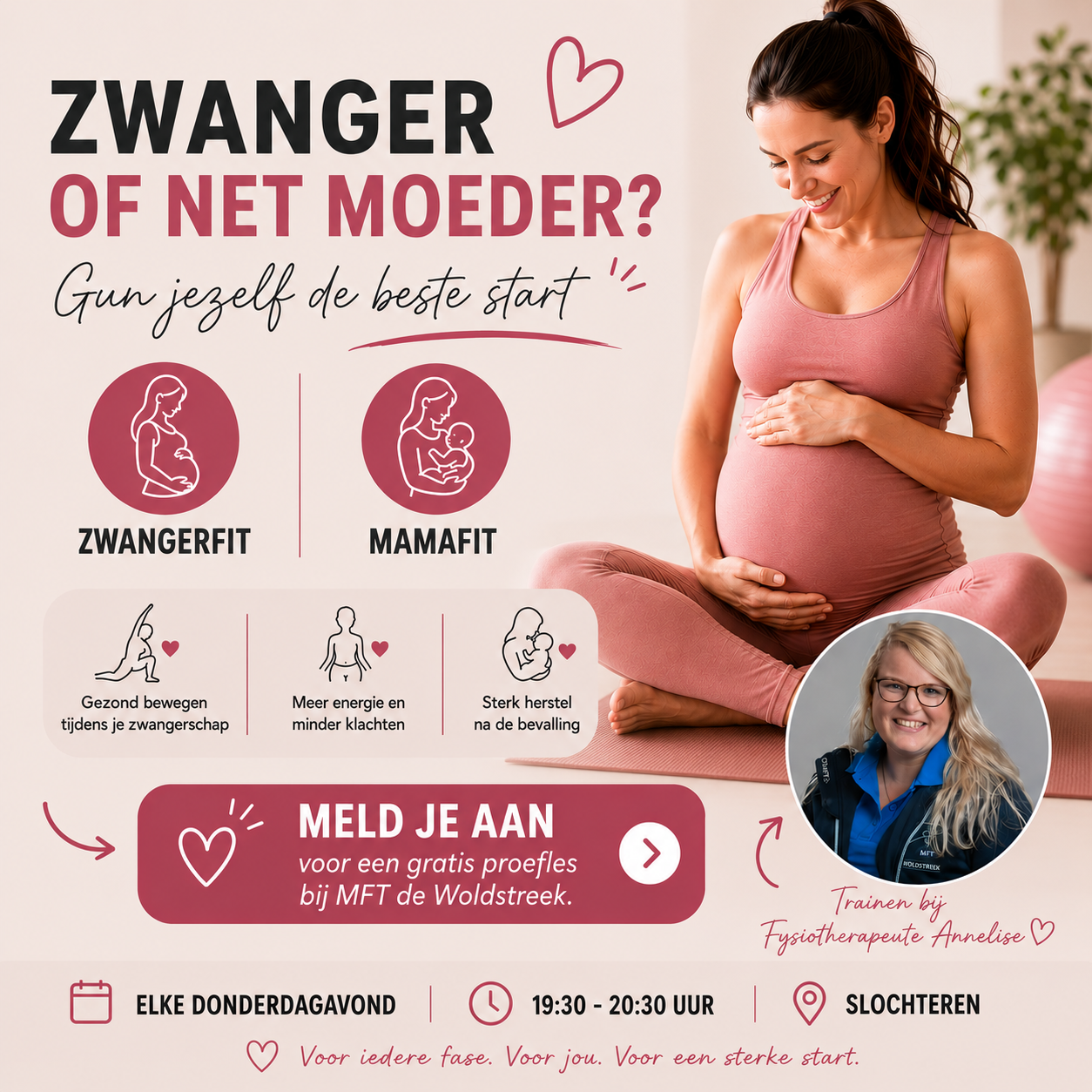 Insta post MFT mama fit : zwangerfit